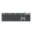K845, White, Red Linear, Wired, Gray, Mechanical Standard Keyboard