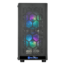 PS15 PRO Tempered Glass, No PSU, microATX, Black, Mini Tower Case