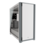 5000D Tempered Glass, No PSU, E-ATX, White, Mid Tower Case