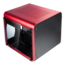 METIS EVO TGS Tempered Glass, No PSU, Mini-ITX, Red, Mini Cube Case