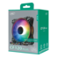 CF120 Plus 3 x 120mm, ARGB LEDs, w/ Controller, 1800 RPM, 52.5 CFM, 28.8 dBA, Cooling Fans