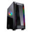 MX410-T Tempered Glass, No PSU, ATX, Black, Mid Tower Case