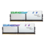 16GB (2 x 8GB) Trident Z Royal DDR4 4000MHz, CL18, Silver, RGB LED, DIMM Memory