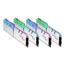 64GB (4 x 16GB) Trident Z Royal DDR4 3600MHz, CL18, Silver, RGB LED, DIMM Memory