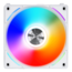UNI FAN AL120 White, 120mm, ARGB, 1900 RPM, 64.5 CFM, 28.3 dBA, Cooling Fan