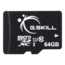 64GB, FF-TSDXC64GC-U1, UHS-1 / Class 10, microSDHC, Memory Card w/ USB Adapter