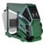 AH T200, Tempered Glass x 2, No PSU, microATX, Racing Green, Mini Tower Case