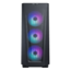 Eclipse G360A, Tempered Glass, No PSU, E-ATX, Black, Mid Tower Case