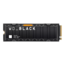 1TB Black SN850X, w/ Heatsink, 7300 / 6300 MB/s, 3D NAND, PCIe NVMe 4.0 x4, M.2 2280 SSD