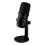 HyperX SoloCast, 14 mm Electret Condenser, Red LED, Black, Gaming Microphone