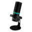 HyperX DuoCast, Anti-Vibration, 2 x Electret Condenser, RGB LED, Black, Gaming Microphone