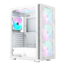 X3 Mesh, Tempered Glass, No PSU, ATX, White, Mid Tower Case