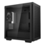CH370, Tempered Glass, No PSU, microATX, Black, Mini Tower Case