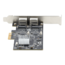 PR22GI-NETWORK-CARD, 2.5 Gbps, 2xRJ45, PCIe Network Adapter