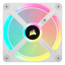 iCUE LINK QX120 RGB 120mm, White, RGB LEDs, 2400 RPM, 63.1 CFM, 37 dBA, Cooling Fan