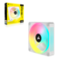 iCUE LINK QX120 RGB 120mm, White, RGB LEDs, 2400 RPM, 63.1 CFM, 37 dBA, Cooling Fan