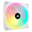 iCUE LINK QX140 RGB 140mm, White, RGB LEDs, 2000 RPM, 82.5 CFM, 37 dBA, Cooling Fan