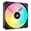iCUE LINK QX120 RGB 120mm, Black, RGB LEDs, 2400 RPM, 63.1 CFM, 37 dBA, Cooling Fan