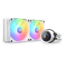 Kraken 240 RGB, White, w/ Controller, 240mm Radiator, Liquid Cooling System