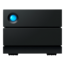 16TB LaCie 2big RAID, USB-C 3.2 Gen 2, Black, External Hard Drive