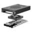 KM3-102M2-FR 3.5" bay for 2 x M.2 Nvme Cage SlimSas