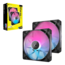 iCUE LINK RX140 RGB 2 x 140mm, w/ Controller, RGB LEDs, 1700 RPM, 94.5 CFM, 36 dBA, Cooling Fan