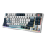 FORGE GK600 TKL WIRELESS SKY, RGB, Linear, Wired/Bluetooth/Wireless, White, Mechanical Gaming Keyboard