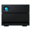 28TB LaCie 2big RAID, USB-C 3.2 Gen 2, Black, External Hard Drive