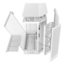 H9 Flow (2025), Tempered Glass, No PSU, E-ATX, White, Mid Tower Case