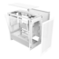 H3 Flow (2025), Tempered Glass, No PSU, microATX, White, Mini Tower Case