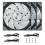 ROTA SL ARGB 120 3 x 120mm, ARGB LEDs, 1850 RPM, 65.64 CFM, 28.87 dBA, Cooling Fans