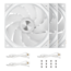 ROTA SL ARGB 120 3 x 120mm, White, ARGB LEDs, 1850 RPM, 65.64 CFM, 28.87 dBA, Cooling Fans