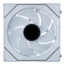 UNI FAN SL-INF Wireless Reverse 120mm, White, ARGB LEDs, 2200 RPM, 69.7 CFM, 32.2 dBA, Cooling Fan