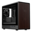 DIY-mATX06-Wood, Tempered Glass, No PSU, microATX, Black, Mini Tower Case