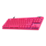 PRO X TKL RAPID, RGB, Magnetic Analog, Wired, Pink, Mechanical Gaming Keyboard