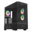 View 290 TG ARGB, Tempered Glass, No PSU, ATX, Black, Mid Tower Case