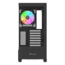 View 290 TG ARGB, Tempered Glass, No PSU, ATX, Black, Mid Tower Case