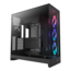 H9 Flow RGB, Tempered Glass, No PSU, E-ATX, Black, Mid Tower Case