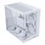 O11 DYNAMIC MINI V2 Flow, Tempered Glass, No PSU, ATX, White, Mini Tower Case