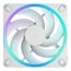 Momentum 14 RGB 140mm, White, ARGB LEDs, 1800 RPM, 74.39 CFM, 28 dBA, Cooling Fan