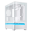 Prime AP202, Tempered Glass, No PSU, micro-ATX, White, Mid Tower Case