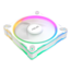 Prime MR120 ARGB Reverse 120mm, White, ARGB LEDs, 1600 RPM, 58 CFM, 23 dBA, Cooling Fan