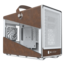 Heritage PRO, w/ Window, No PSU, microATX, White, Mini Tower Case