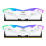 32GB (2 x 16GB) T-FORCE DELTA RGB DDR5 6400MHz, CL32, White, RGB LED, DIMM Memory