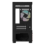 View 170 WS ARGB, Tempered Glass, No PSU, microATX, Black, Mini Tower Case