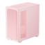 FLOVA F50, Tempered Glass, No PSU, ATX, Pink, Mid Tower Case