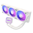 Pro White 360 ARGB, 360mm Radiator, Liquid Cooling System