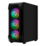 AURA GC1 ELITE ARGB, Tempered Glass, No PSU, ATX, Black, Mid Tower Case