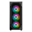 AURA GC1 ELITE ARGB, Tempered Glass, No PSU, ATX, Black, Mid Tower Case