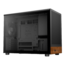 ATHENA M4M WOOD, Tempered Glass, No PSU, microATX, Black, Mini Tower Case